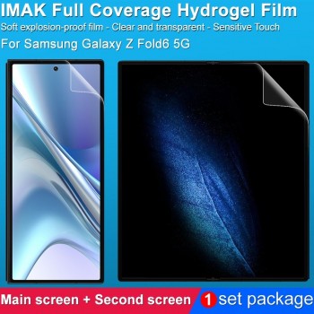 Imak Hydrogel apsaugų rinkinys dviem telefono ekranams (Samsung Z Fold 6) Imak Hydrogel apsaugų rinkinys dviem telefono ekranams (Samsung Z Fold 6)